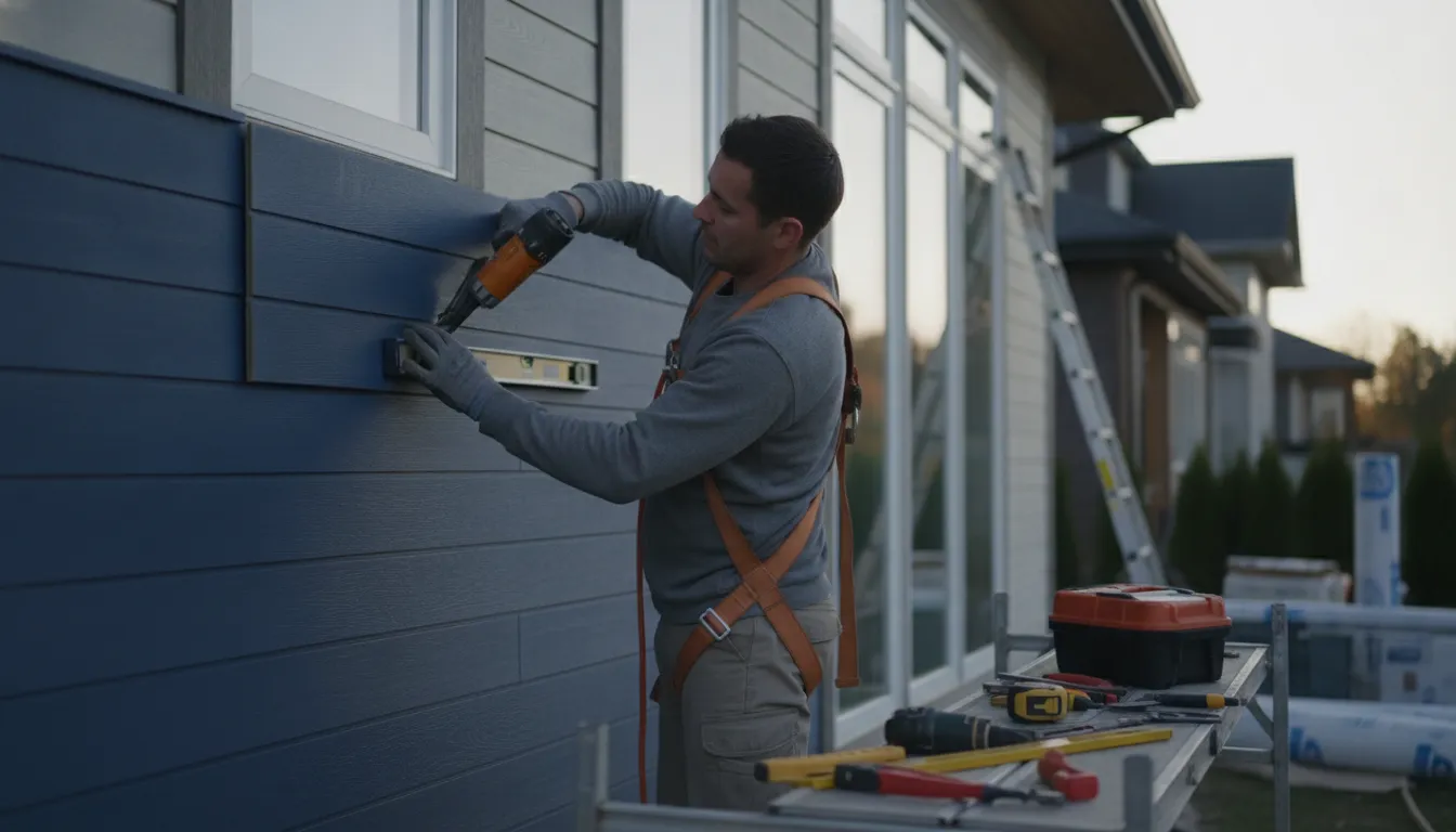 Siding in Rushville